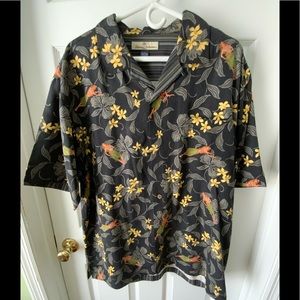 Tommy Bahama Large men’s silk Aloha print shirt